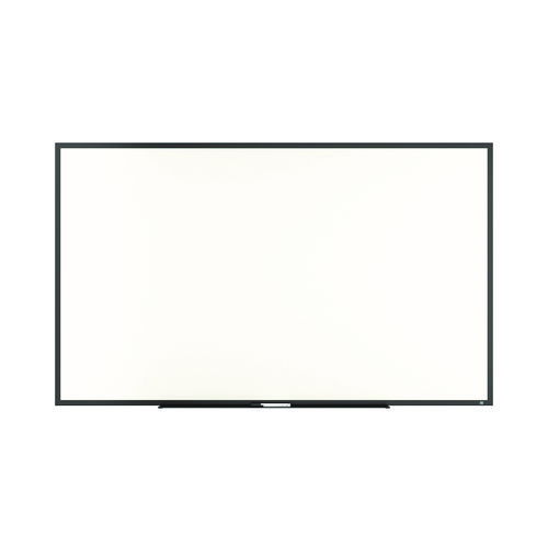 Melamine Dry Erase Board, 60" x 36", White Surface, Black Aluminum Frame