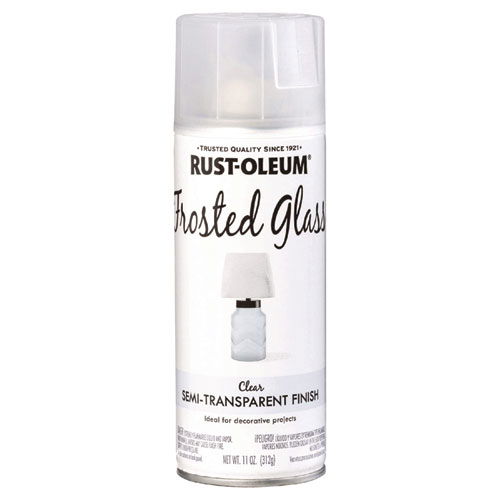 Specialty Frosted Glass Spray Paint, Matte Clear, 11 oz Aerosol Can