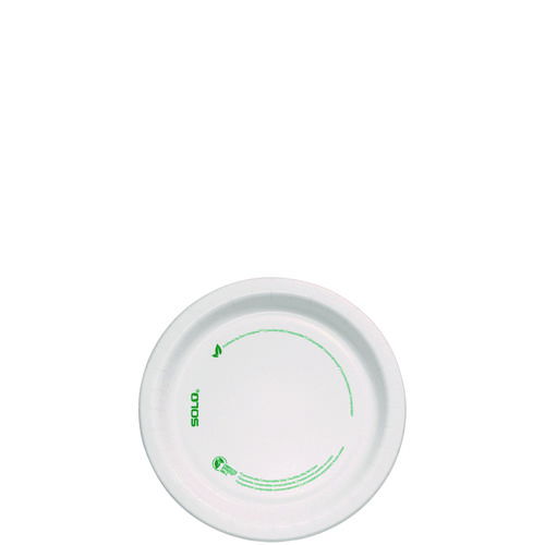 Compostable Paper Dinnerware, ProPlanet, Plate, 6" dia, White, 125/Pack