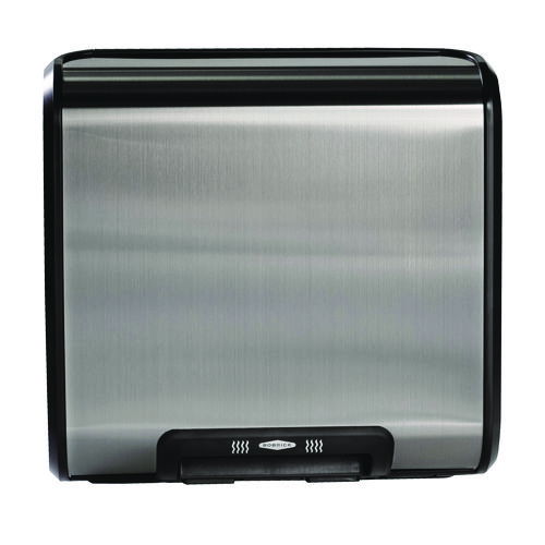 TrimLineSeries QuietDry Surface-Mounted ADA Automatic Hand Dryer, 115 V, Satin Stainless Steel