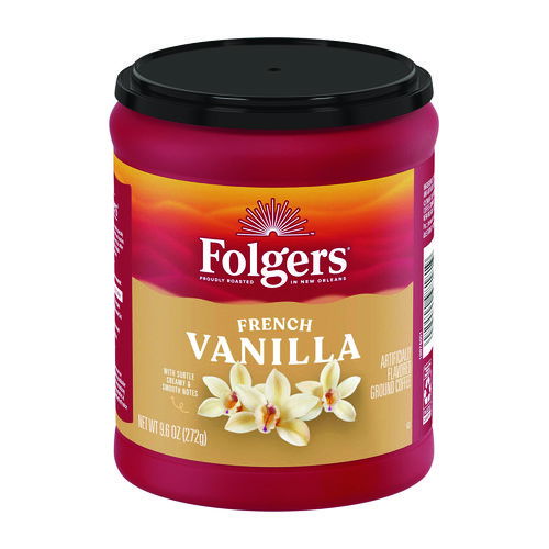 French Vanilla Ground Coffee, 9.6 oz Can