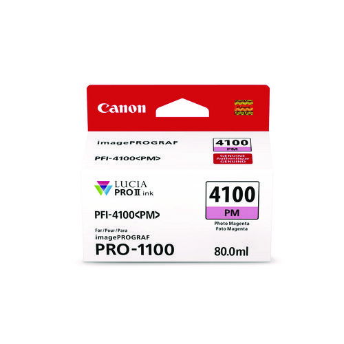 6782C002AA (PFI-4100) High-Yield Ink, Photo Magenta