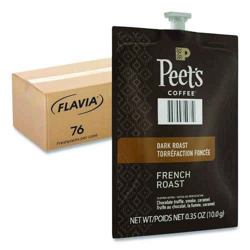 Peet's French Roast Coffee Freshpack, 76/Carton