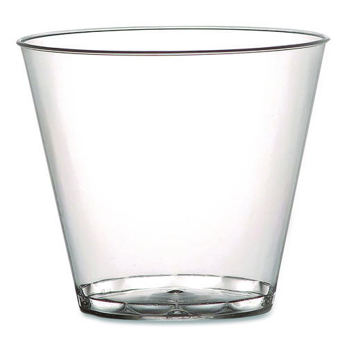 Plastic Tumblers, Squat, 5 oz, Clear, 20 Bag, 25 Bags/Carton