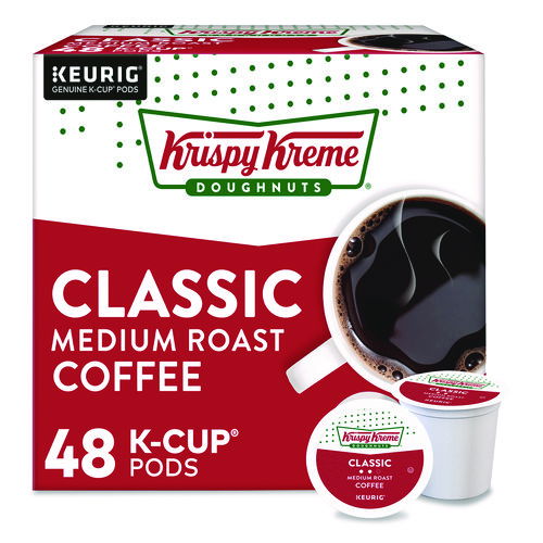 Classic Coffee K-Cups, Medium Roast, 0.33 oz, 48/Box
