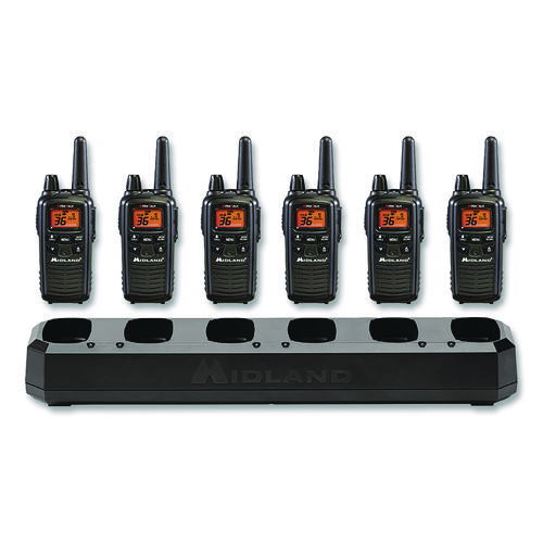 Biztalk Two-Way Business Radio Bundle, 36 Channels, 6/Pack