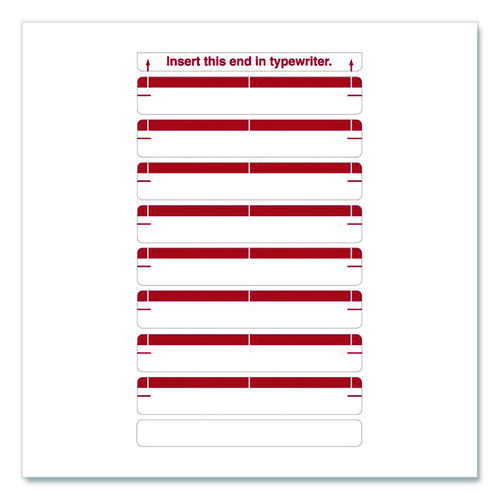 Type-On Write-On Sheet Style Labels, 8 Labels/Sheet, 31 Sheets/Pack