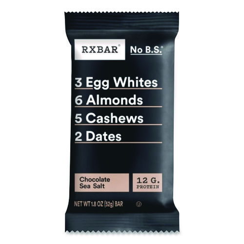 Adult Bars, Chocolate Sea Salt, 1.83 oz Bar, 12/Box