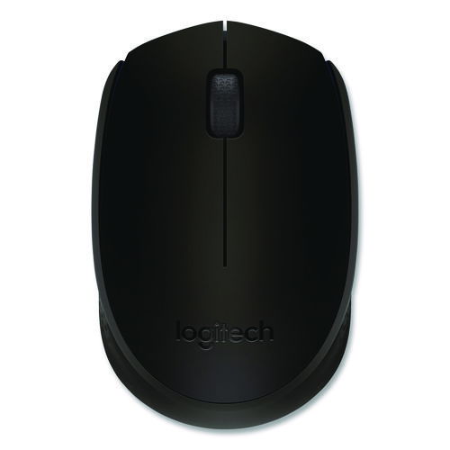 M170 Wireless Mouse, 2.4 GHz Frequency/33 ft Wireless Range, Left/Right Hand Use, Black