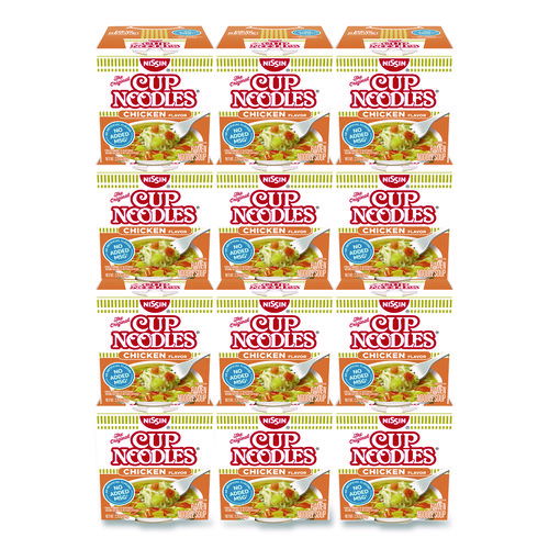 Cup Noodles, Chicken, 2.25 oz Cup, 12/Carton