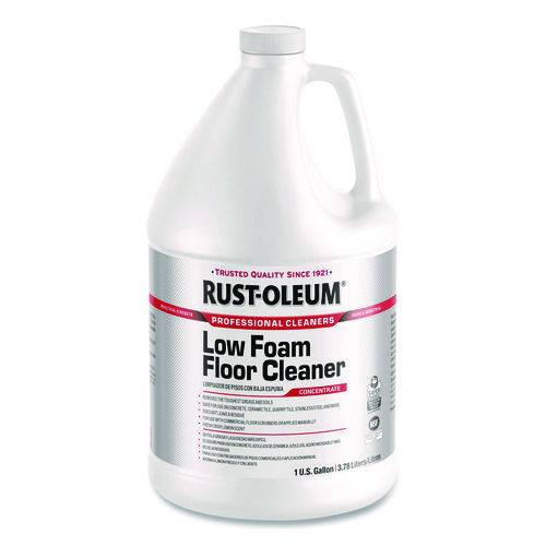 Professional Low Foam Floor Cleaner Concentrate, Lemon Scent, 1 gal Bottle, 4/Carton