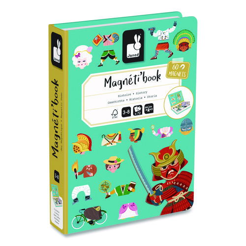 Magneti'books, World History, Grades Pre-K to 3, 72 Pieces
