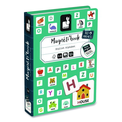 Magneti'books, English Alphabet, Grades Pre-K to 3, 142 Pieces