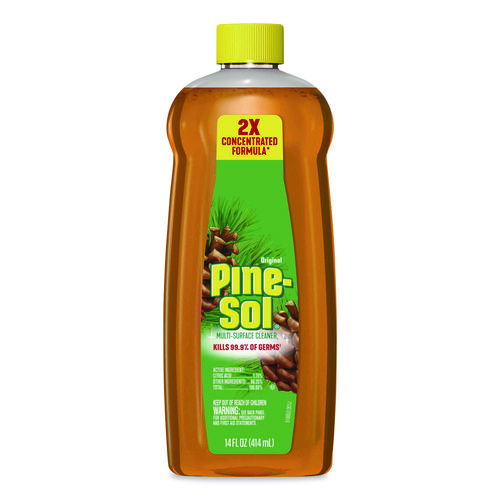 Multi-Surface Cleaner Disinfectant Concentrated, Pine Scent, 14 oz Bottle