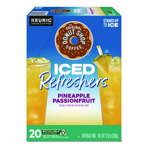 ICED Refreshers K-Cup Pods, Pineapple Passion Fruit, 20/Box
