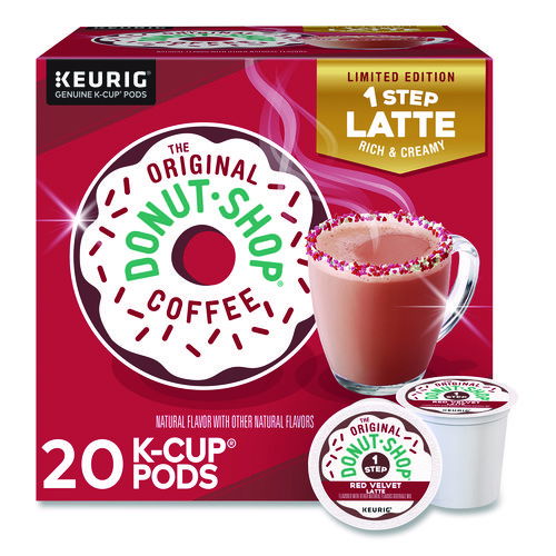 Red Velvet One-Step Latte K-Cup, 20/Box