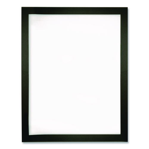 Indoor Window Sign Holder, 8.5 x 11 Insert, Black Frame, 5/Pack