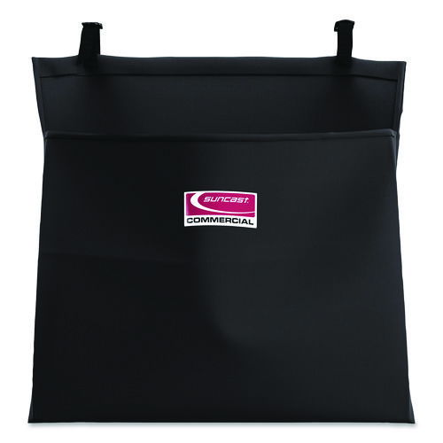 Amenity Bag for Suncast Commercial Full-Size and Compact-Size Housekeeping Carts, 2 gal, 19.5" x 1.51" x 21.36", Black