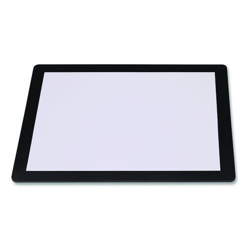 Menu Holder For 8.5 x 11 Menus, Landscape Orientation, 12.6 x 10.2 Holder, Clear/Black