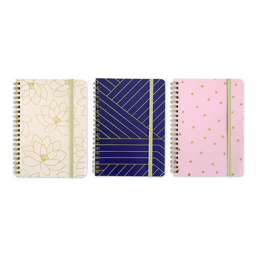 Keep It In Line Personal Notebook, Medium/College Rule, Randomly Assorted Cover Colors and Designs, (80) 7 x 5 Sheets