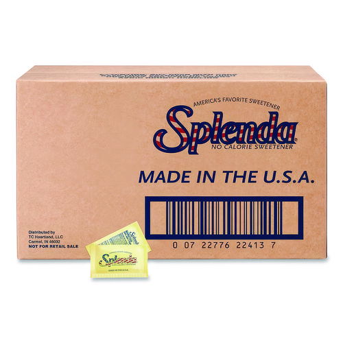 No Calorie Sweetener, 0.04 oz Packet, 400/Box, 5 Boxes/Carton