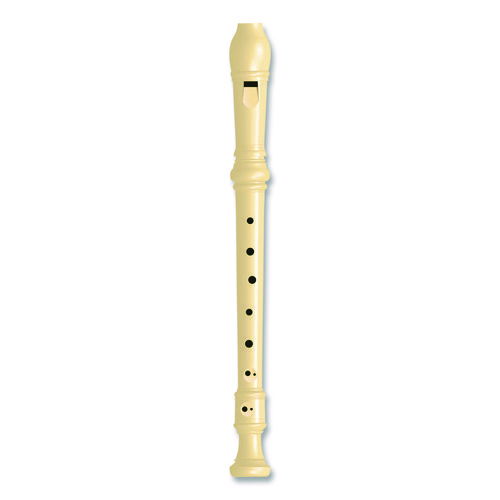 Soprano School Recorder, Plastic, Beige