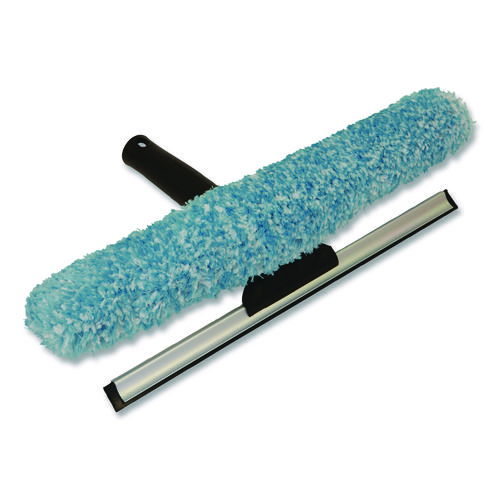Combo Window Washer and Squeegee, 12" Wide Blade, Black