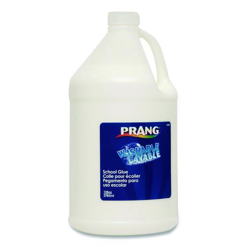 Washable Liquid White School Glue, 128 oz, Dries Clear