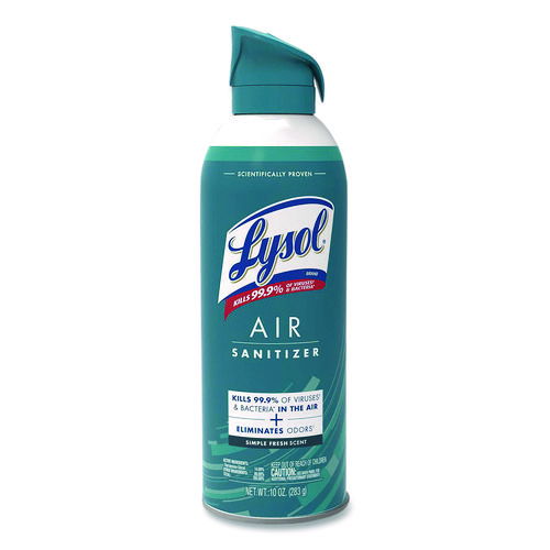 Lysol Air Sanitizer Spray, Simple Fresh, 10 oz
