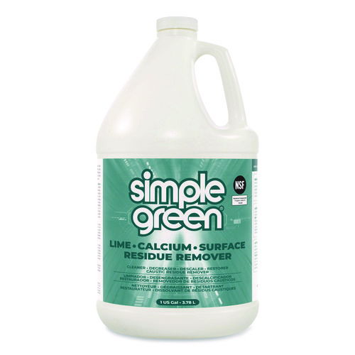 Lime Calcium Surface Residue Remover, 1 gal Bottle, 6/Carton