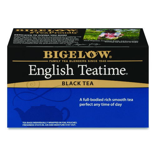 English Teatime Black Tea, 0.08 oz Tea Bag, 28/Box