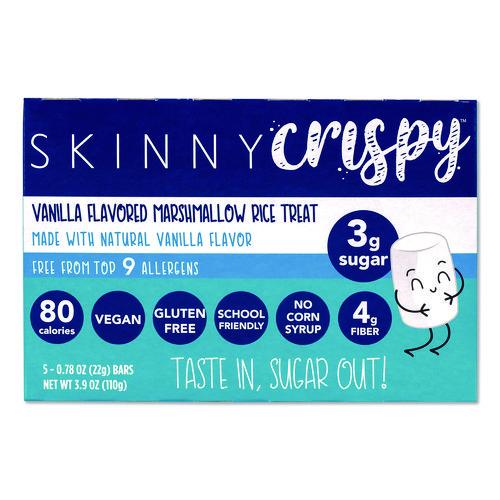 Crispy Treat, Vanilla, 0.78 oz Bars, 5 Bars/Pack, 3 Packs/Carton