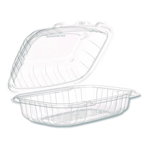 Microwaveable Hinged Containers, ProPlanet, 6.5 x 9 x 3, Clear, Plastic, 300/Carton