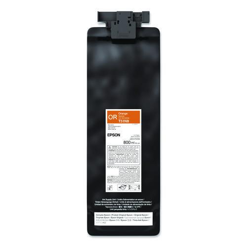 T51N820 (T51N) UltraChrome GS3 Eco-Solvent Ink, 800 mL, Orange