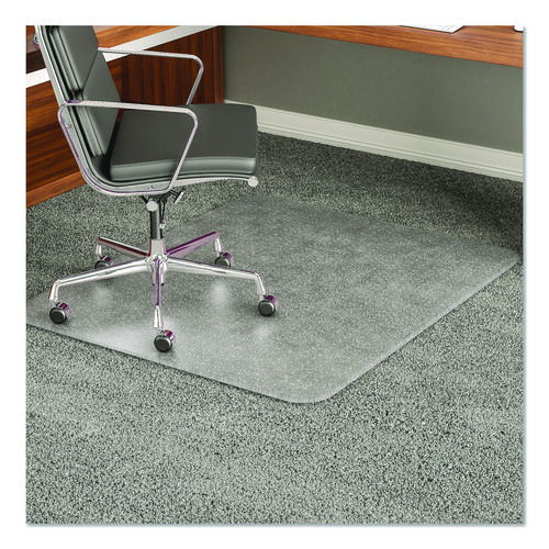 ExecuMat Carpet Chair Mat, Rectangular, 46 x 60, Clear