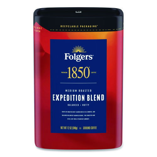 Expedition Blend Roast Ground Coffee, 12 oz Canister
