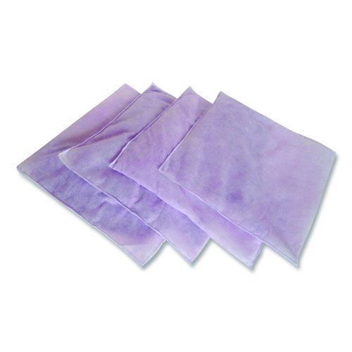 Base Neutralizing Pillows, 0.64 to 3.39 L, 12" x 12", 4/Box