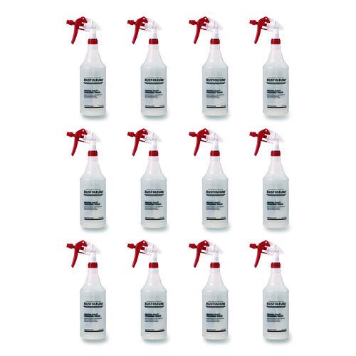 Empty Trigger Sprayer, 32 oz, Clear, 12/Carton