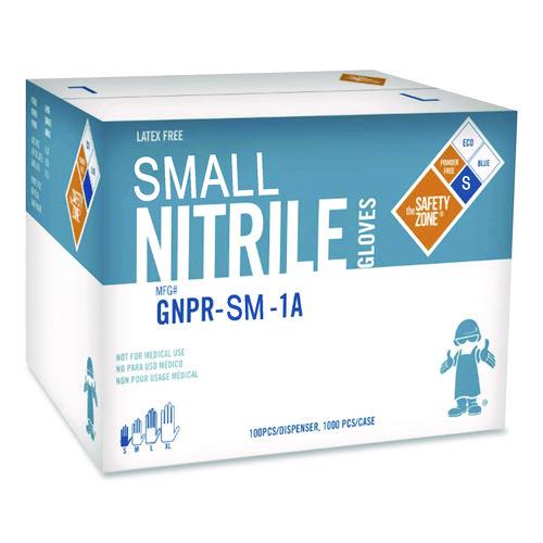 ProGuard Nitrile Gloves, Powder-Free, 3 mil, Blue, Small, 1,000/Carton