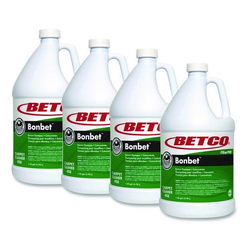 FiberPRO Bonbet Carpet Shampoo, Pleasant Scent, 1 gal Bottle, 4/Carton