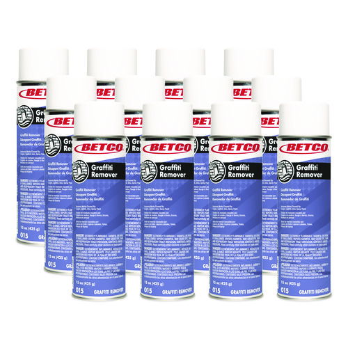 Graffiti Remover, Characteristic Scent, 15 oz Aerosol Spray Can, 12/Carton