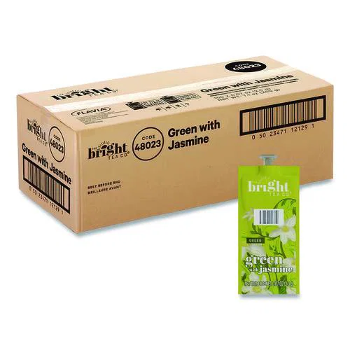 Tea Freshpack Pods, Green with Jasmine, 0.03 oz, 100/Carton