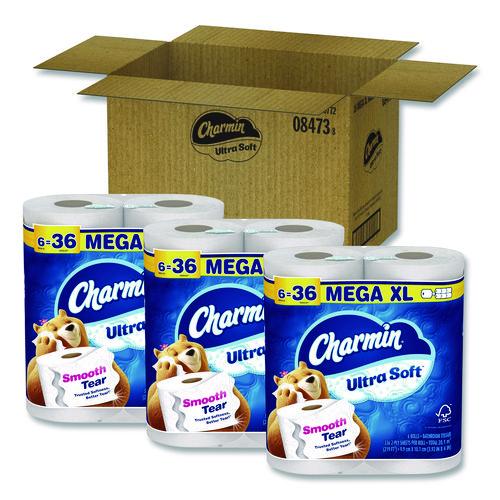 Ultra Soft Bathroom Tissue, Septic-Safe, 2-Ply, White, 336 Sheets/Roll, 18 Rolls/Carton