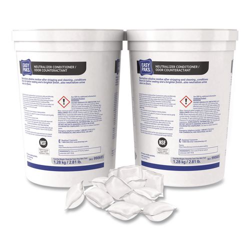 Neutralizer Conditioner/Odor Counteractant, Unscented, 0.5 oz Packets, 90/Tub