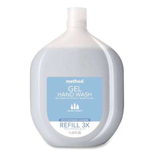 Gel Hand Wash Refill, Sweetwater Scent, 34 oz
