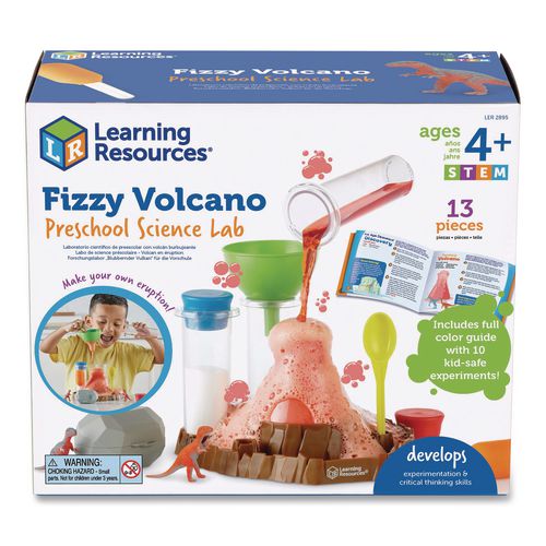 Fizzy Volcano Preschool Science Lab, Grades Pre-K to 2, 13 Pieces