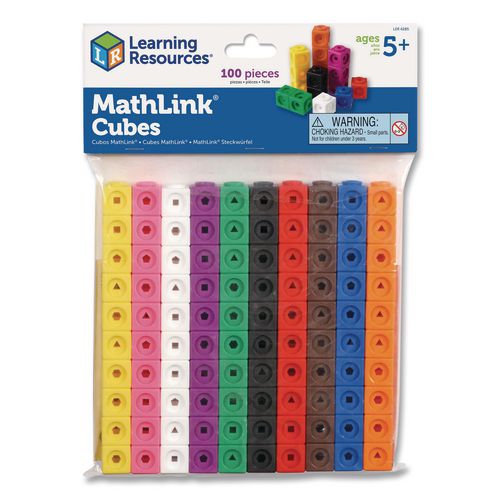 MathLink Cubes, Grades 1 to 3, 100 Pieces