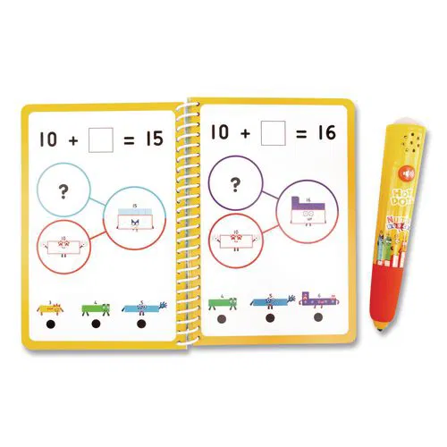 Hot Dots Numberblocks Activity Book with Interactive Pen, Number Recognition 11 to 20, 60 Activities, Grades K to 1, 60 Pages