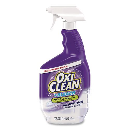 + Bleach Mold and Mildew Stain Remover, Citrus Scent, 30 oz Spray Bottle, 8/Carton