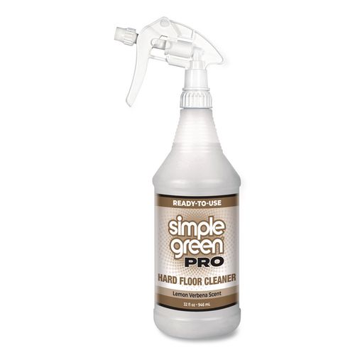 Pro Hard Floor Cleaner, Lemon Verbena Scent; 32 oz Spray Bottle, 12/Carton